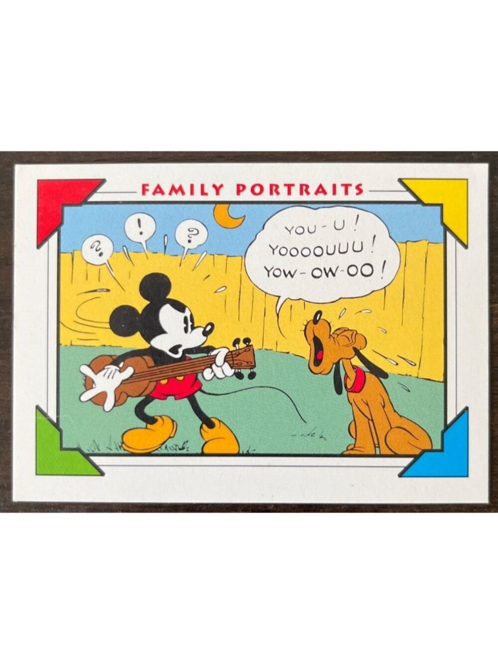 10 For $5 1991 Impel Walt Disney Cards Family Portraits #165 Sunday Comic Strip